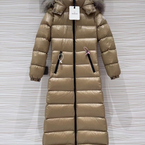 Moncler Down Feather Coat Long Sleeved For Women #1251270 $317.36 USD, Wholesale Replica Moncler Down Feather Coat