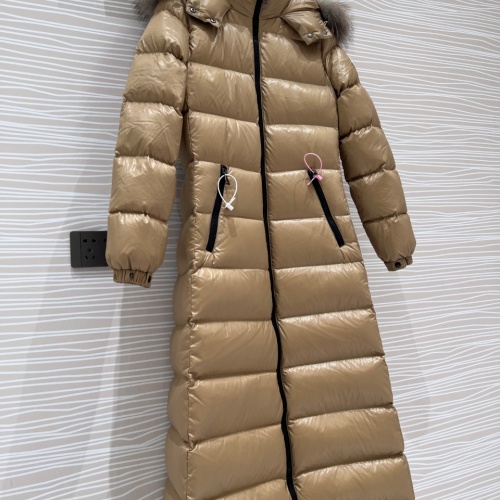 Replica Moncler Down Feather Coat Long Sleeved For Women #1251270 $317.36 USD for Wholesale