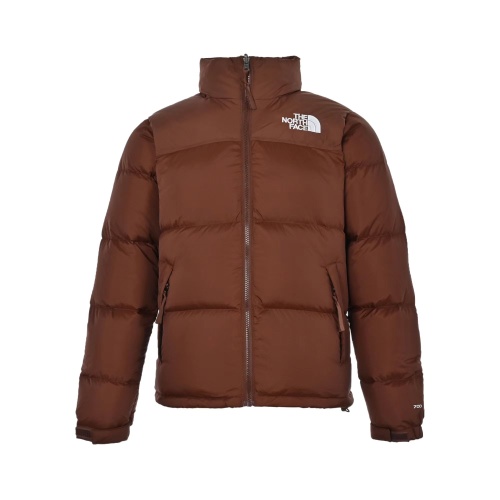 The North Face Down Feather Coat Long Sleeved For Unisex #1251278 $128.00 USD, Wholesale Replica The North Face Down Feather Coat