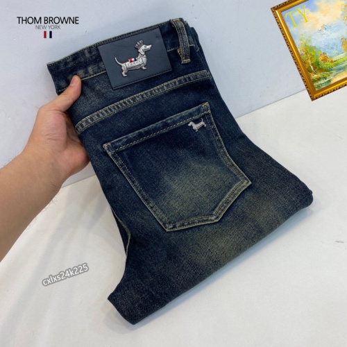 Thom Browne TB Jeans For Men #1251280 $48.00 USD, Wholesale Replica Thom Browne TB Jeans