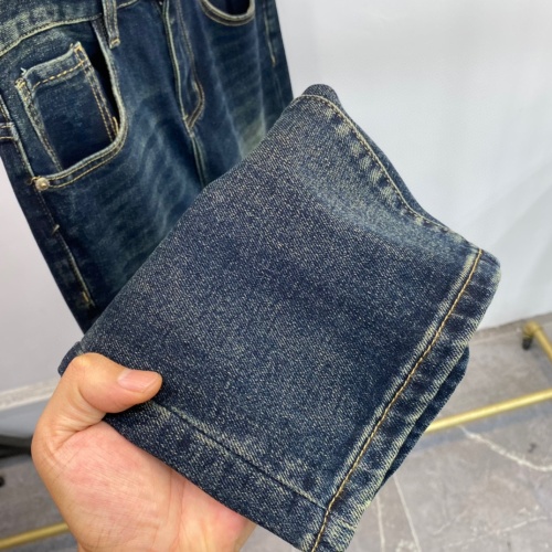 Replica Thom Browne TB Jeans For Men #1251280 $48.00 USD for Wholesale