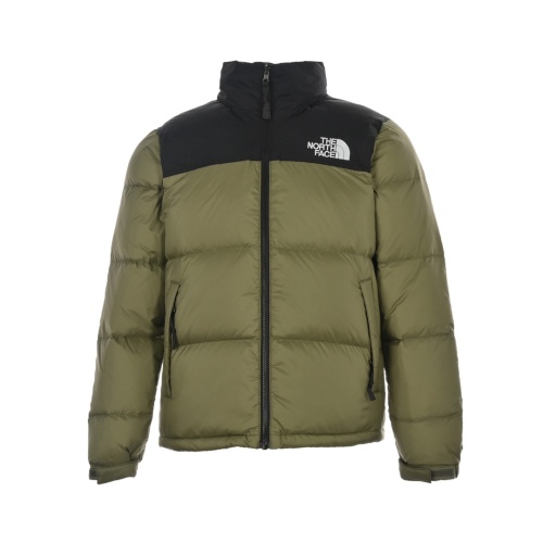 The North Face Down Feather Coat Long Sleeved For Unisex #1251281 $128.00 USD, Wholesale Replica The North Face Down Feather Coat