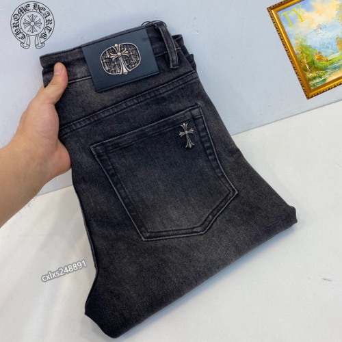 Chrome Hearts Jeans For Men #1251285 $48.00 USD, Wholesale Replica Chrome Hearts Jeans