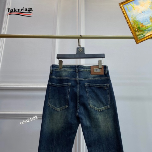 Replica Balenciaga Jeans For Men #1251290 $48.00 USD for Wholesale