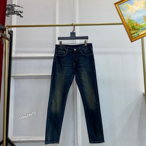 Replica Burberry Jeans For Men #1251296 $48.00 USD for Wholesale