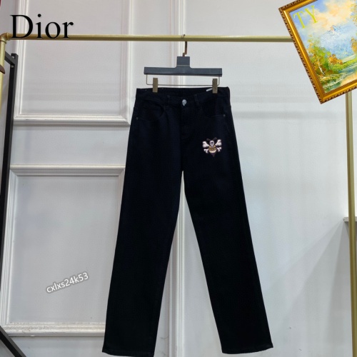 Replica Christian Dior Jeans For Men #1251300 $48.00 USD for Wholesale