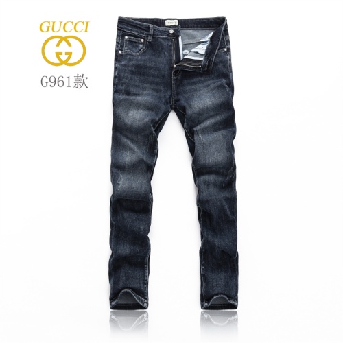 Replica Gucci Jeans For Men #1251301 $42.00 USD for Wholesale