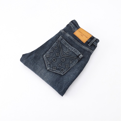 Louis Vuitton LV Jeans For Men #1251304 $42.00 USD, Wholesale Replica Louis Vuitton LV Jeans