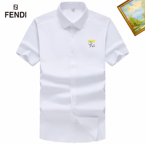 Fendi Shirts Short Sleeved For Unisex #1251373 $38.00 USD, Wholesale Replica Fendi Shirts