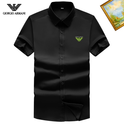 Armani Shirts Short Sleeved For Unisex #1251376 $38.00 USD, Wholesale Replica Armani Shirts