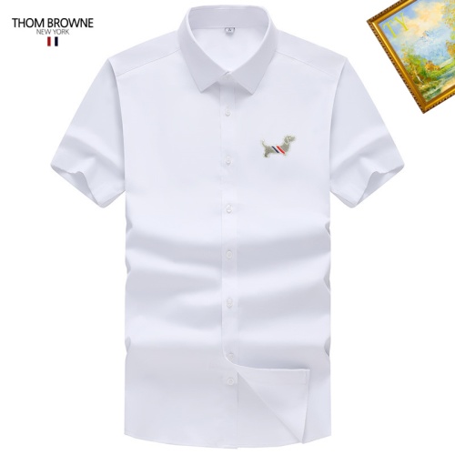 Thom Browne TB Shirts Short Sleeved For Unisex #1251396 $38.00 USD, Wholesale Replica Thom Browne TB Shirts