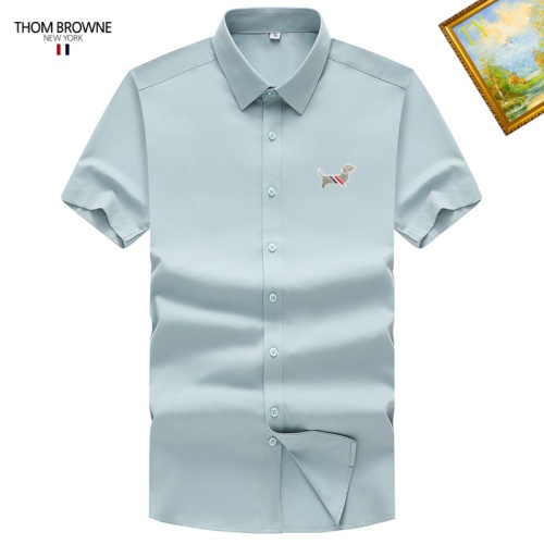 Thom Browne TB Shirts Short Sleeved For Unisex #1251398 $38.00 USD, Wholesale Replica Thom Browne TB Shirts