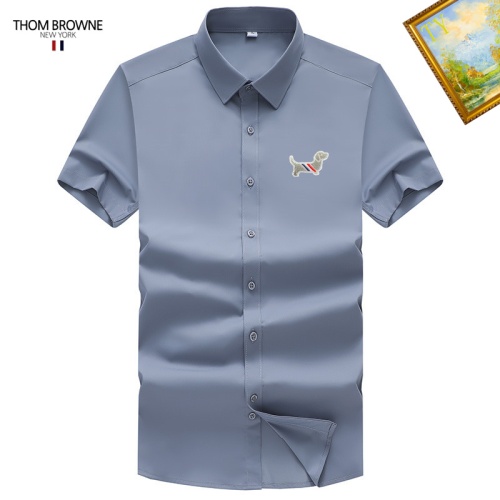 Thom Browne TB Shirts Short Sleeved For Unisex #1251400 $38.00 USD, Wholesale Replica Thom Browne TB Shirts