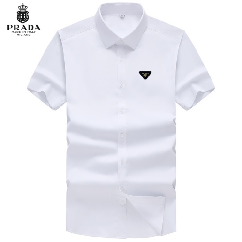 Prada Shirts Short Sleeved For Unisex #1251411 $38.00 USD, Wholesale Replica Prada Shirts