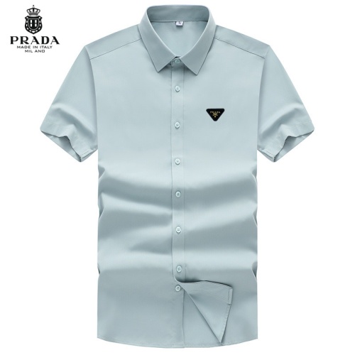 Prada Shirts Short Sleeved For Unisex #1251413 $38.00 USD, Wholesale Replica Prada Shirts