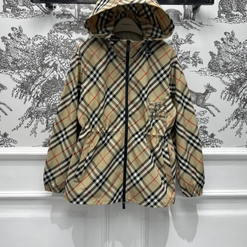 Burberry Jackets Long Sleeved For Women #1251436 $105.00 USD, Wholesale Replica Burberry Jackets