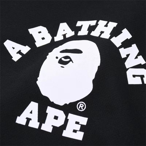 Replica Bape Hoodies Long Sleeved For Men #1251463 $45.00 USD for Wholesale