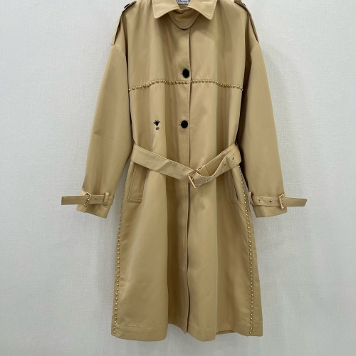 Christian Dior Coat Long Sleeved For Women #1251482 $140.00 USD, Wholesale Replica Christian Dior Coat