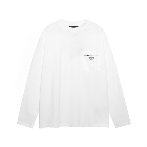 Prada T-Shirts Long Sleeved For Unisex #1251483 $56.00 USD, Wholesale Replica Prada T-Shirts