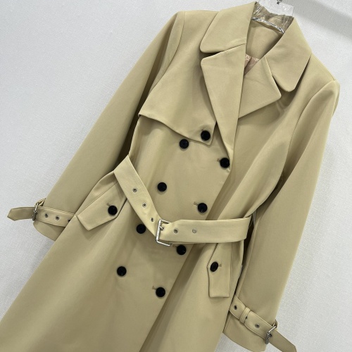 Replica Christian Dior Coat Long Sleeved For Women #1251487 $170.00 USD for Wholesale