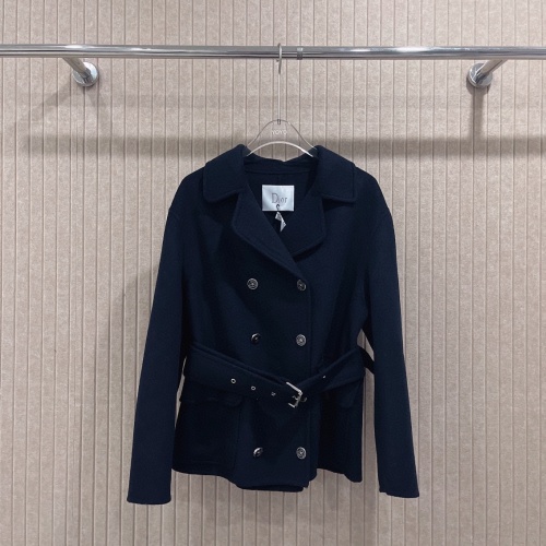 Christian Dior Coat Long Sleeved For Women #1251491 $155.00 USD, Wholesale Replica Christian Dior Coat