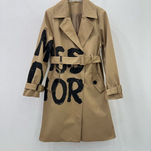 Christian Dior Coat Long Sleeved For Women #1251492 $108.00 USD, Wholesale Replica Christian Dior Coat