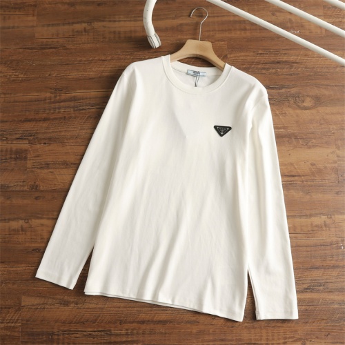 Prada T-Shirts Long Sleeved For Men #1251493 $40.00 USD, Wholesale Replica Prada T-Shirts