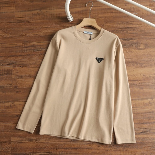 Prada T-Shirts Long Sleeved For Men #1251494 $40.00 USD, Wholesale Replica Prada T-Shirts