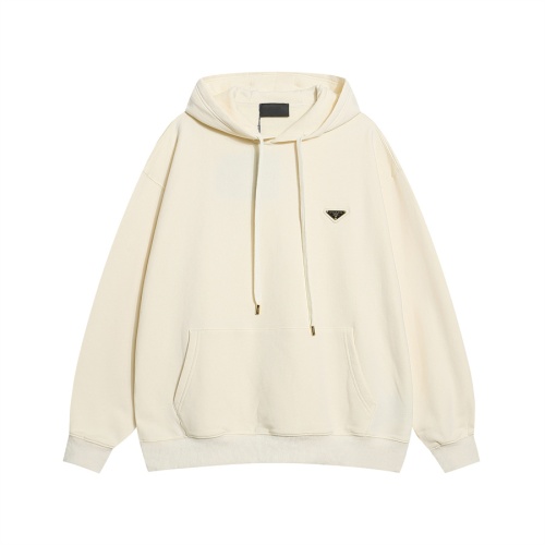 Prada Hoodies Long Sleeved For Unisex #1251548 $56.00 USD, Wholesale Replica Prada Hoodies