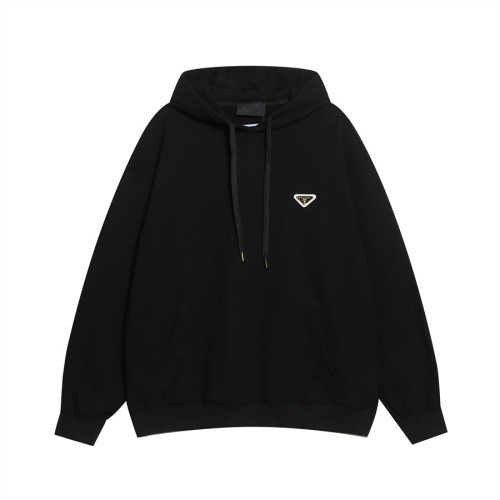 Prada Hoodies Long Sleeved For Unisex #1251549 $56.00 USD, Wholesale Replica Prada Hoodies