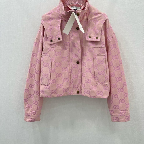 Gucci Jackets Long Sleeved For Women #1251555 $118.00 USD, Wholesale Replica Gucci Jackets