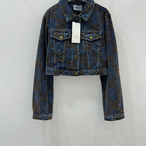 Gucci Jackets Long Sleeved For Women #1251557 $105.00 USD, Wholesale Replica Gucci Jackets