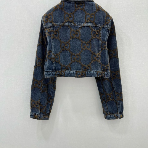 Replica Gucci Jackets Long Sleeved For Women #1251557 $105.00 USD for Wholesale