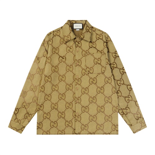 Gucci Shirts Long Sleeved For Unisex #1251610 $56.00 USD, Wholesale Replica Gucci Shirts