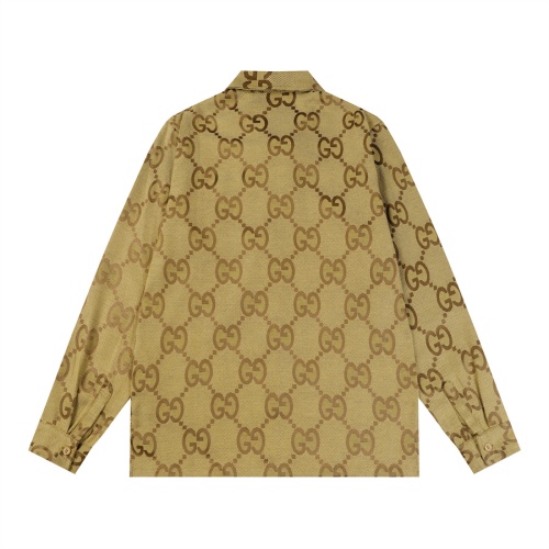 Replica Gucci Shirts Long Sleeved For Unisex #1251610 $56.00 USD for Wholesale