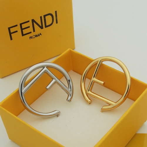 Replica Fendi Earrings For Women #1251616 $32.00 USD for Wholesale