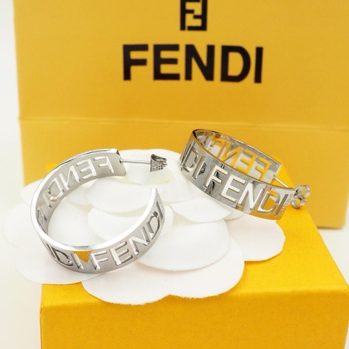 Fendi Earrings For Women #1251617 $32.00 USD, Wholesale Replica Fendi Earrings