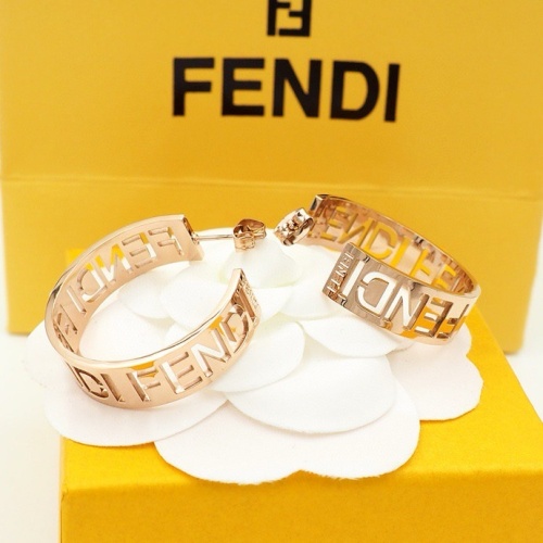 Fendi Earrings For Women #1251618 $32.00 USD, Wholesale Replica Fendi Earrings