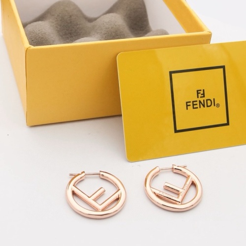 Fendi Earrings For Women #1251621 $29.00 USD, Wholesale Replica Fendi Earrings