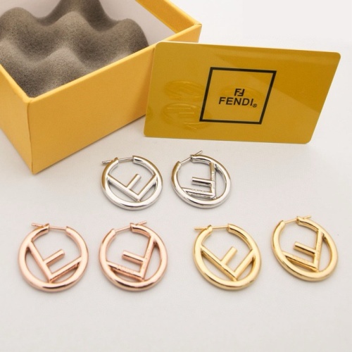 Replica Fendi Earrings For Women #1251621 $29.00 USD for Wholesale