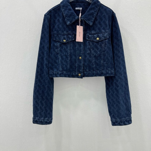 MIU MIU Jackets Long Sleeved For Women #1251625 $105.00 USD, Wholesale Replica MIU MIU Jackets