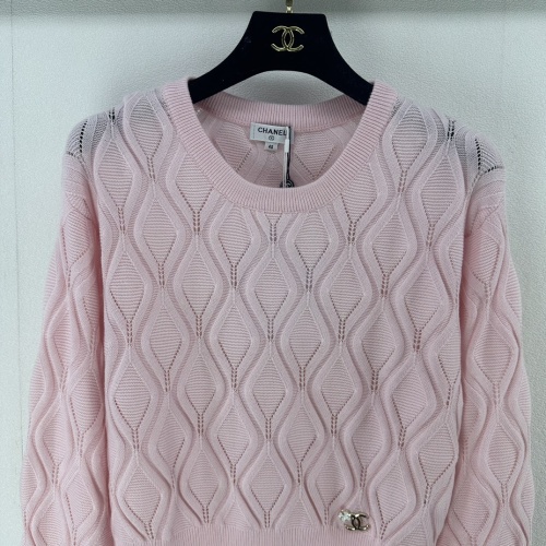 Replica Chanel Sweaters Long Sleeved For Women #1251668 $80.00 USD for Wholesale