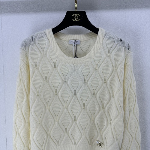 Replica Chanel Sweaters Long Sleeved For Women #1251669 $80.00 USD for Wholesale