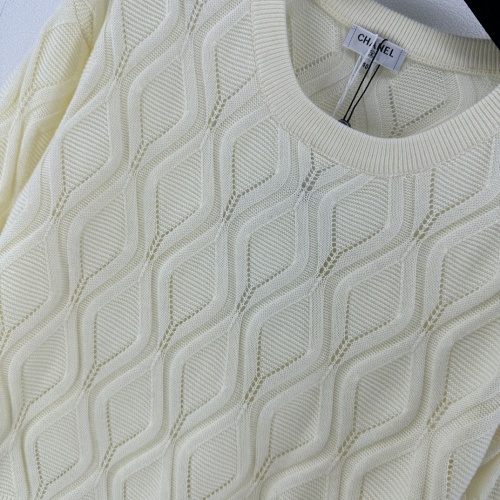 Replica Chanel Sweaters Long Sleeved For Women #1251669 $80.00 USD for Wholesale