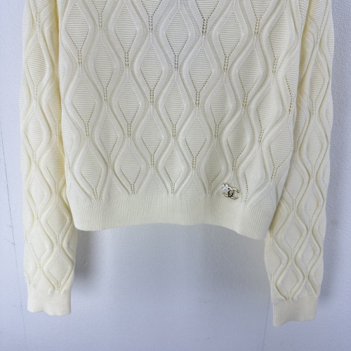 Replica Chanel Sweaters Long Sleeved For Women #1251669 $80.00 USD for Wholesale