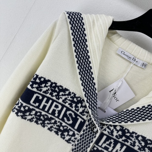 Replica Christian Dior Sweaters Long Sleeved For Women #1251691 $100.00 USD for Wholesale