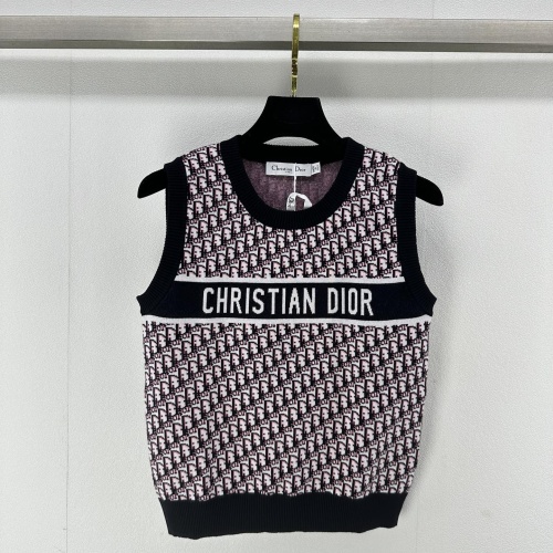 Christian Dior Sweaters Sleeveless For Women #1251697 $80.00 USD, Wholesale Replica Christian Dior Sweaters