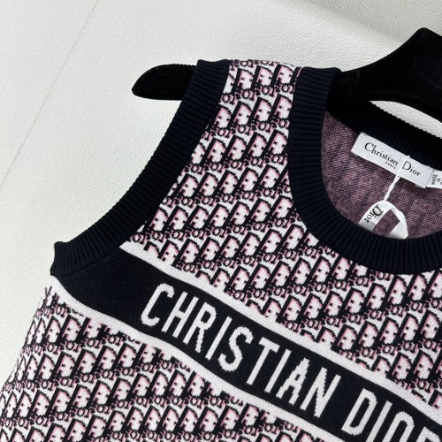 Replica Christian Dior Sweaters Sleeveless For Women #1251697 $80.00 USD for Wholesale