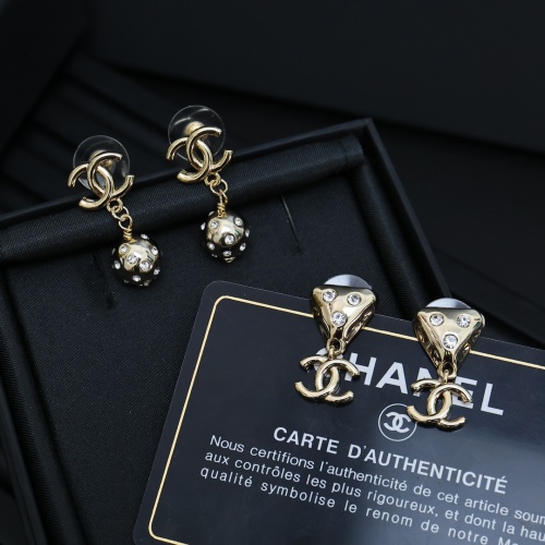 Replica Chanel Earrings For Women #1251701 $27.00 USD for Wholesale