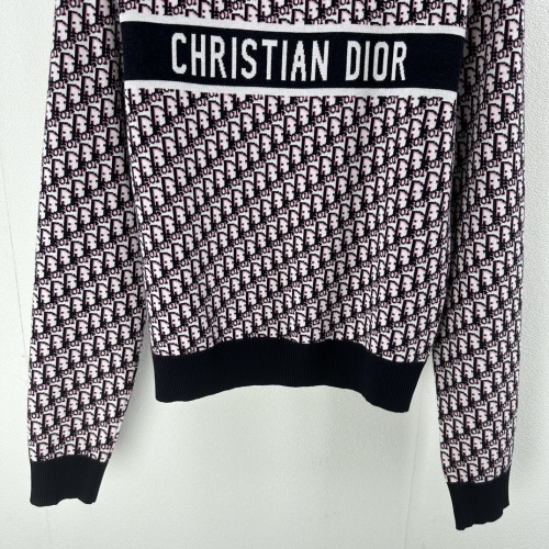 Replica Christian Dior Sweaters Long Sleeved For Women #1251702 $96.00 USD for Wholesale